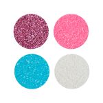 Блестки декоративные в баночках ассорти 0.2 мм, 4 уп. по 20 г, №03, Love2art Набор ассорти GFC-128