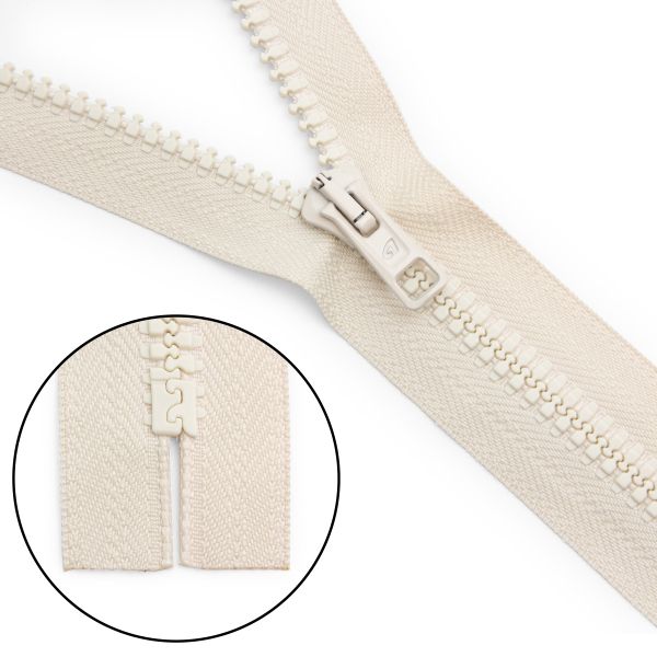 Молния трактор Arta Т6 (6 мм) 1 зам., н/раз., 18 см, 151 св.ваниль, 10 шт