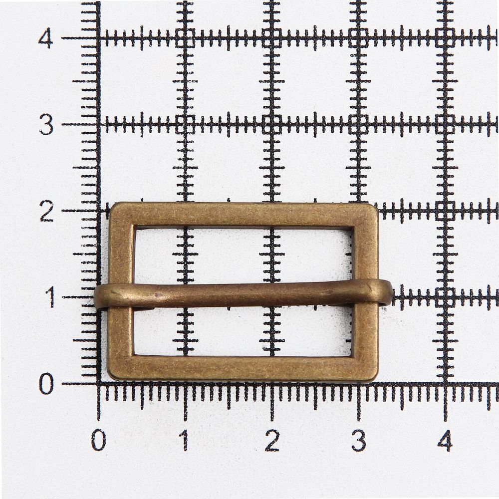 Рамка регулировочная металл литая с подвижной планкой 25 мм /31х21 мм, ⌀3 мм/, бронза, 4 шт