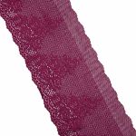 Кружево бельевое эластичное 175 мм / 13.72 м, бордовый