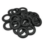 Люверсы шторные ⌀25 мм, цвет № 70 матовый черный, 10 шт