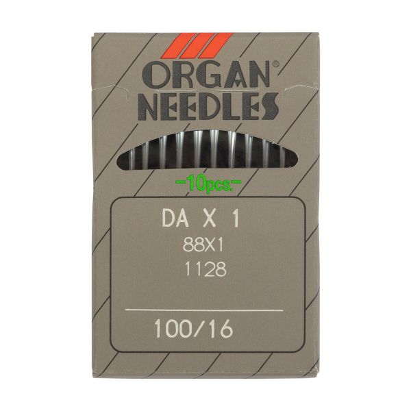 Иглы для промышленных швейных машин Organ DA*1, 10 шт, 100
