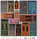 Бумага для скрапбукинга Вокруг меня. Двери и окна 190 г/м², 30.5х30.5 см, 10 шт, 3, Mr.Painter PSR 2607