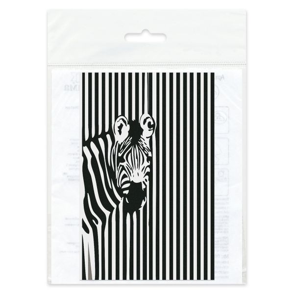 Термоаппликация Gamma Термотрансфер M №05, 1 шт, M-529 Зебра 9х14см