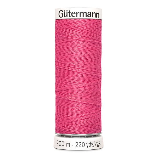 Нитки универсальные Gutermann Sew-all, 200м, 986 неоново-розовый, 5 катушек