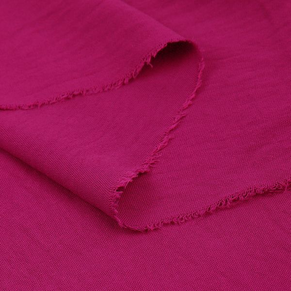 Лен Манго 160 г/м², 150 см / 3 метра, TBY.Mg.13.3, цв.фуксия