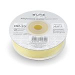 Лента капроновая (органза) 20.0 мм / 22.8±1 метра, 011 св.желтый, Blitz OR-20