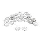 Шапочка для бусин, 12мм 30 шт/упак, Astra&Craft (Никель), 4AR199