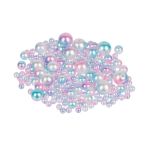 Бусины пластик ⌀4, 6, 8, 10 мм, 100±2 г, №02 ассорти, Zlatka PBBM-01