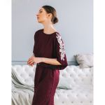 Пришивная кружевная аппликация 31х7.5 см, белый /TOS/