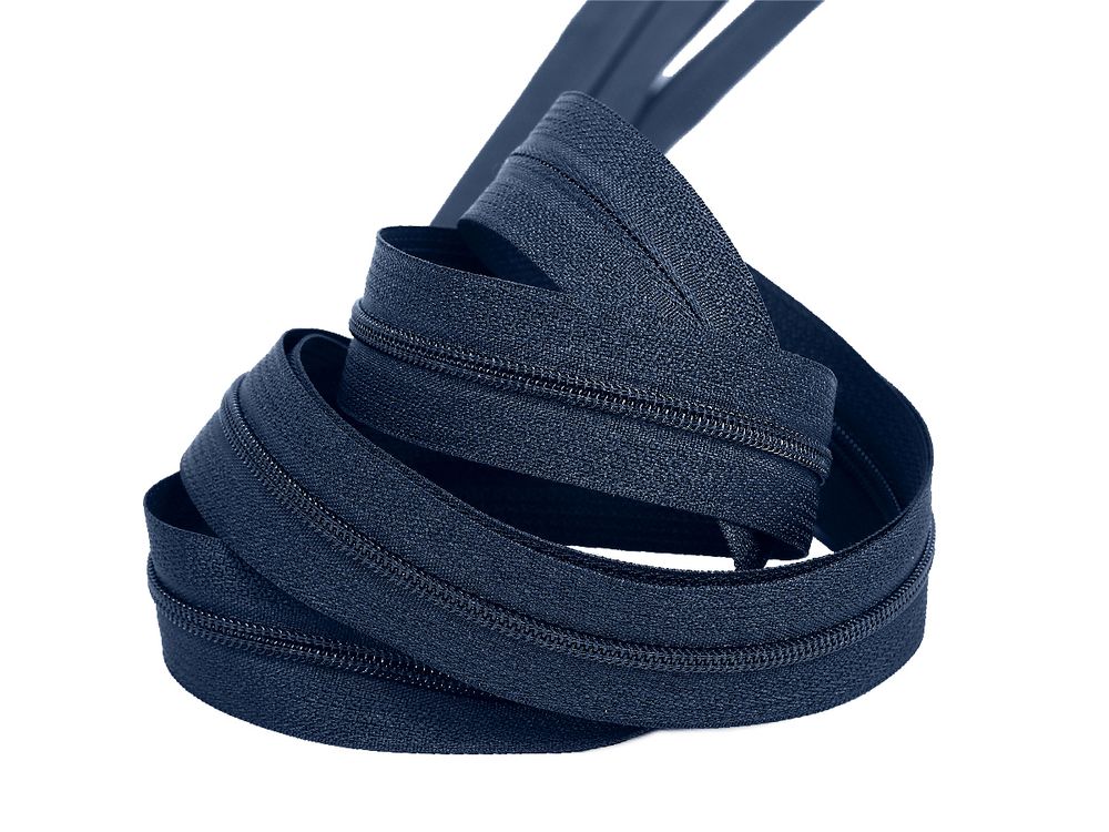 Молния рулонная витая (спираль) Т3 (3 мм) УСИЛЕННАЯ, НА БОБИНЕ, S-560 т.синий (цв.SBS) / кор. 1200 метров