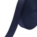 Стропа (ременная лента) 40 мм / 50 метров, толщ. 1.0 мм, [26.3 г/пог.м], 100% п/э, 030 т.синий