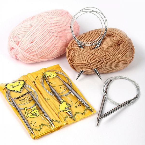 Набор круговых спиц Maxwell Gold 4 шт длина 120см 7-8-9-10мм