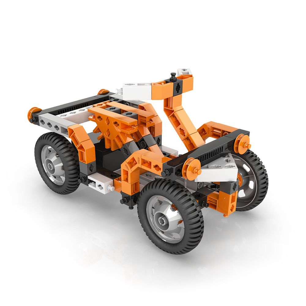 Конструктор пластиковый, 50 моделей/с мотором 159 элемент., Поделкин, PKE-07, УЦЕНКА