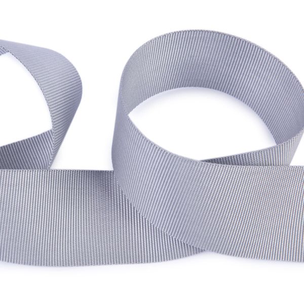 Стропа (ременная лента) 50 мм / 30 метров, толщ. 0.85 мм, [32.39 г/пог.м], 100% п/а, 12 серый, Gamma 9с767