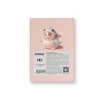 Бизнес-блокнот, матов.ламинация + выбор.лак, ББ243 A6 64 л. 4 шт клетка, КотАкула 01656, Светоч