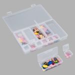 Контейнер для хранения мелочей 25х15х3.1 см, 12 штук ассорти в боксе