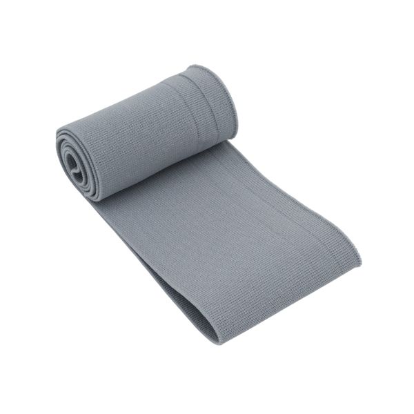 Подвяз (довяз) трикотажный 8.5х90.0 см, с каналом для шнурка, серый, CL-045