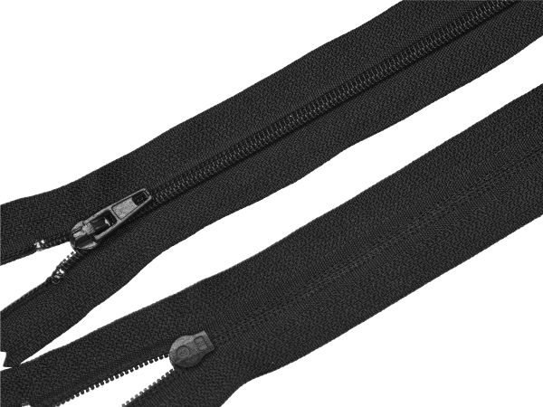 Молния спираль (витая) (цв.SBS) брючная Т3 (3 мм) 1 зам., н/раз., 18 см, автомат, S-580 черный, 100 шт