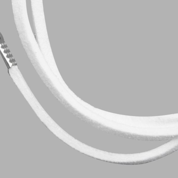 Шнур с замком замшевый, 2мм, 45см. Astra&Craft (6034 белый), 65237