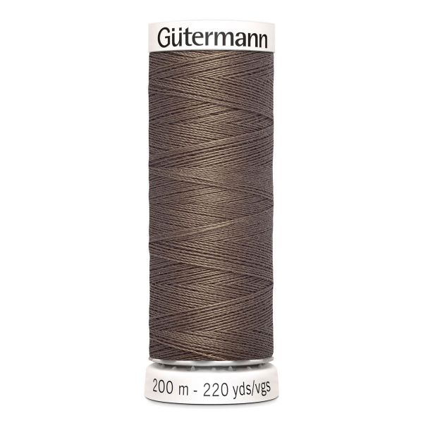 Нитки универсальные Gutermann Sew-all, 200м, 439 палево-коричневый, 5 катушек