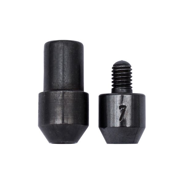 Пуансоны для хольнитена сумочного двухстороннего d-7мм h-9мм 68600 и пр., металл BIG, 868600/set