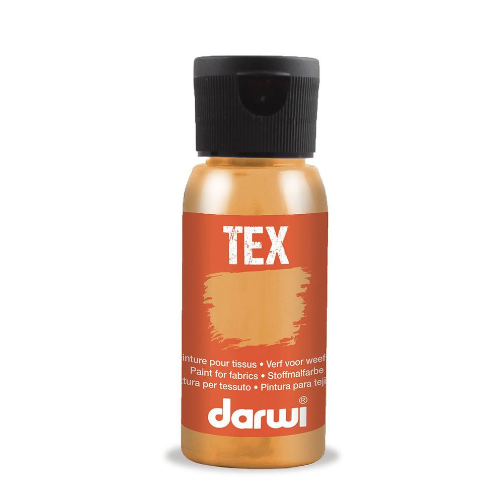 Краска для ткани Darwi TEX, 50 мл, 057 медь