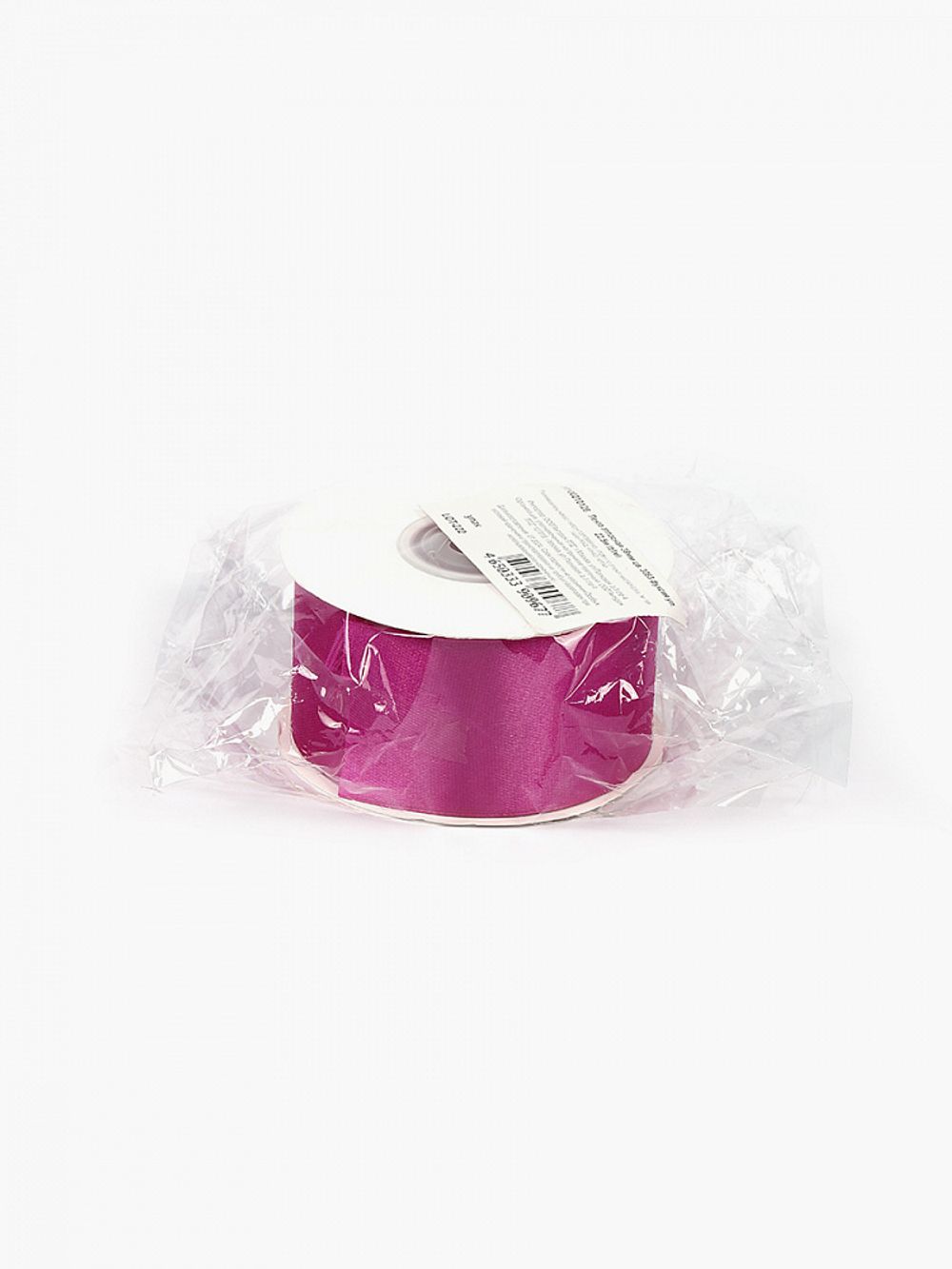Лента атласная 1-сторонняя 38.0 мм / 22.5±1 метра, 3083 фуксия, Magic4Hobby