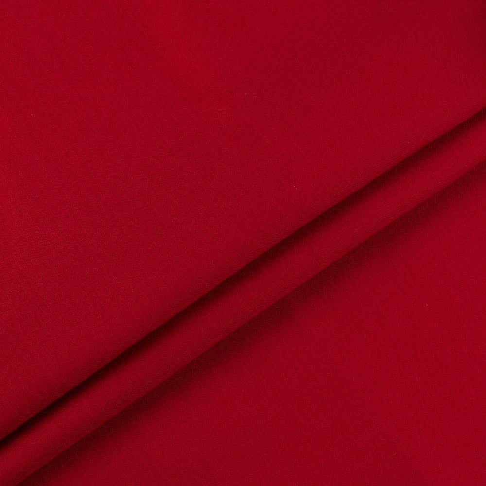 Ткань для пэчворка Peppy Краски жизни Люкс, рулон 112 см / 5 метров, 19-1757 т.красный, Peppy