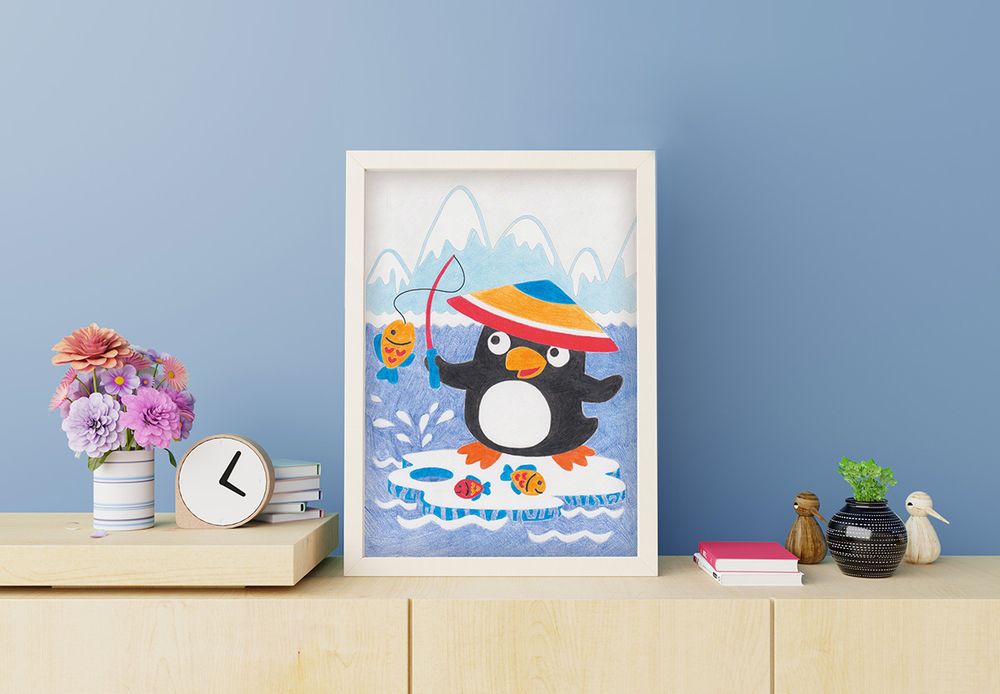 Картина по номерам Фрея, Арктический улов, 29.5х20.5 см