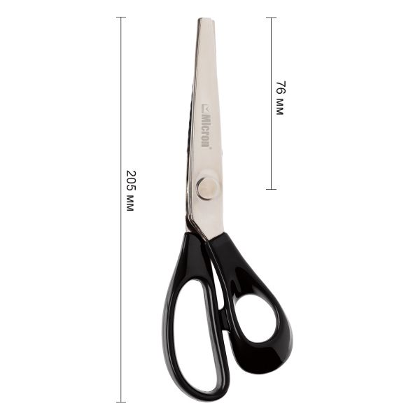 Ножницы зигзаг 20.5 см, в чехле Micron VIT-22-Z