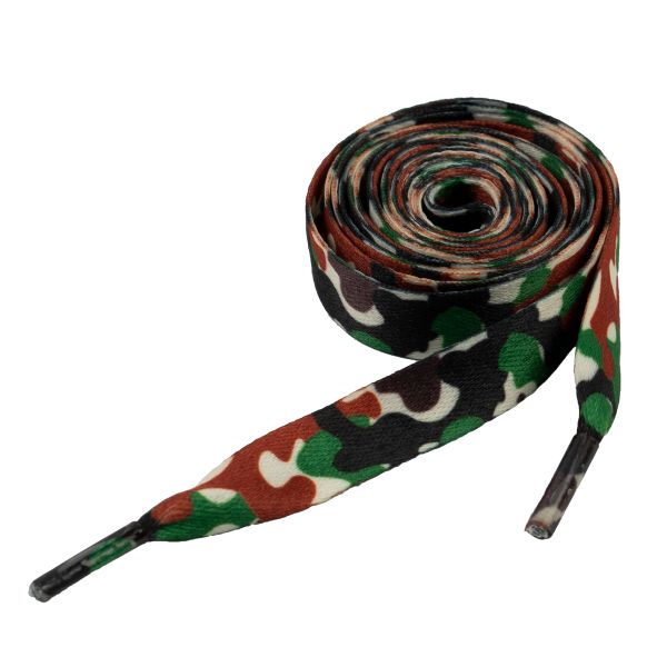 Шнурки 10 мм, 120 см, 1 пар(a), №04 камуфляж, Gamma SHL-01/01