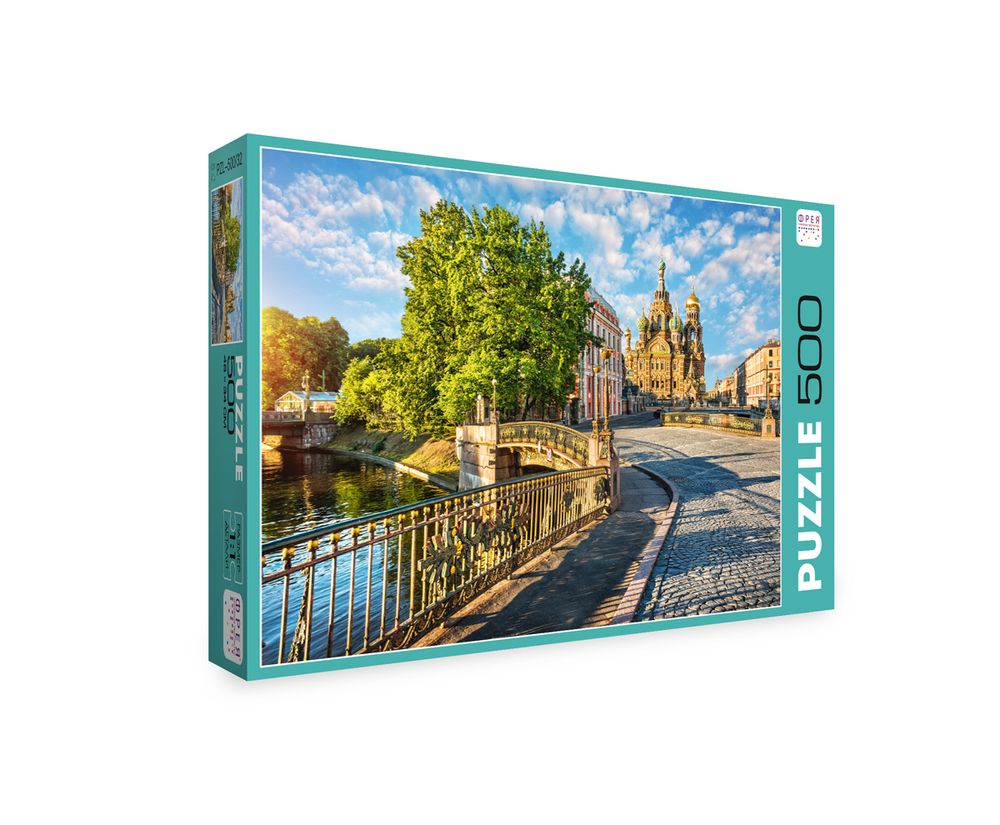 Пазл 500 элементов, Рассвет на улицах Питера, PZL-500/32, Фрея