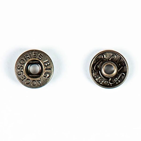 Часть кнопки Альфа (S-образная) ⌀11.5 мм (B-часть), 5/12 латунь пруж, 100 шт, BIG