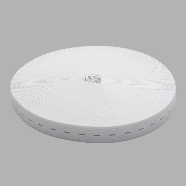 Резинка перфорированная 20.0 мм / 25 метров, белый