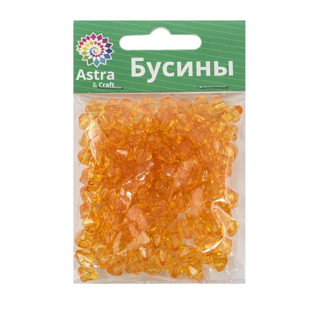 Бусины акрил ⌀8 мм, 25 г, ромбовидные, Astra&Craft, 49