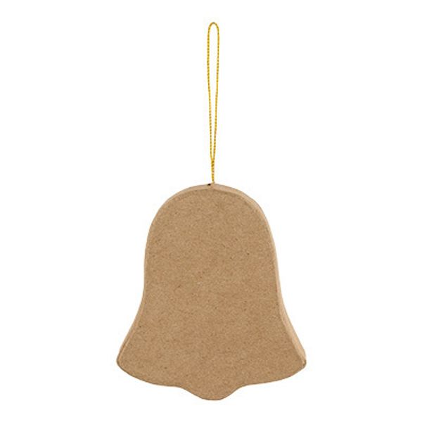 Заготовка из папье-маше Фигурка, 3 шт, 04 колокольчик, 10.2x8.9x1.2, PAM-109 Love2art