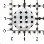 Пуговицы детские Горошек 28L (009 бело-черный) Q7125-FSS, 72 шт