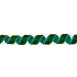 Лента бархатная (тесьма) 10.0±2 мм / 10±0.5 метров, с метанитом, рис 9252 салатовый/морская волна, Blitz С3722Г17