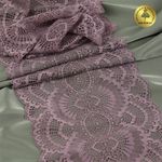 Кружево бельевое эластичное 195 мм / 3 м, TBY.30239, цв.620 морской туман, Kruzhevo