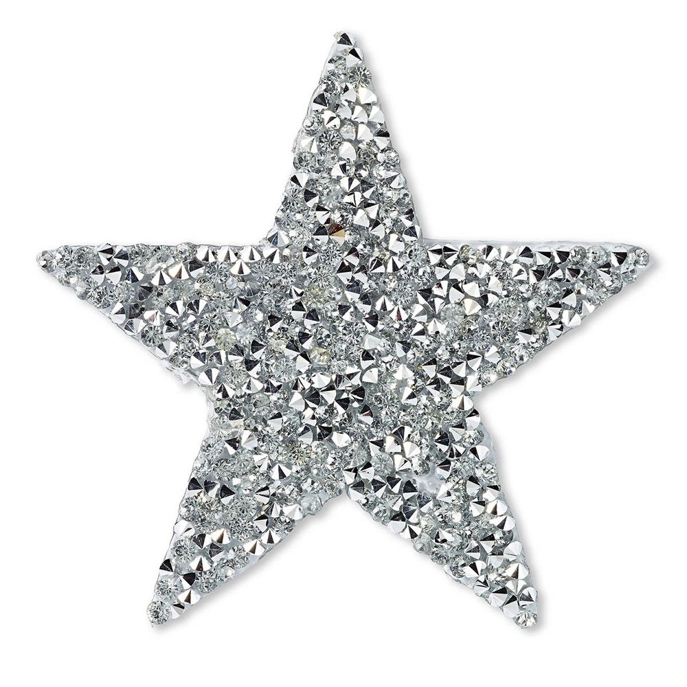 Переводная наклейка Гламур Звезда серебр. 1шт, Prym