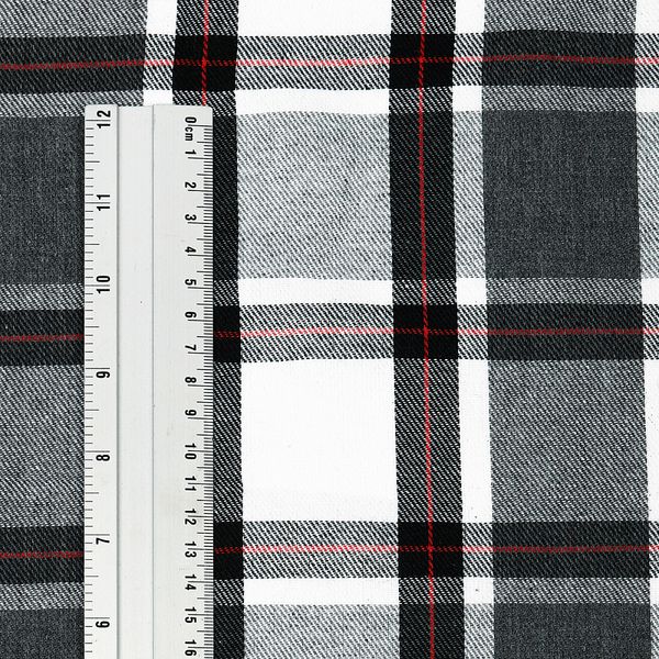 Фланель рубашечная 150 г/м², 150 см / 2 метра, TBY.Fl.T439.2, цв.439 черный