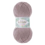 Пряжа Alize (Ализе) Happy Baby New / уп.5 мот. по 100 г, 320м, 142 серая роза