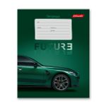 Тетрадь ученическая школьная, выборочный лак, A5+ 24 л. на скобе 65 г/м², белизна 100% 30 шт, клетка, 000373 Зелёная ракета, Светоч 24ТСКд5_4_3_1