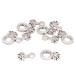 Крючки пришивные декоративные 25х12 мм, nickel, 10 шт