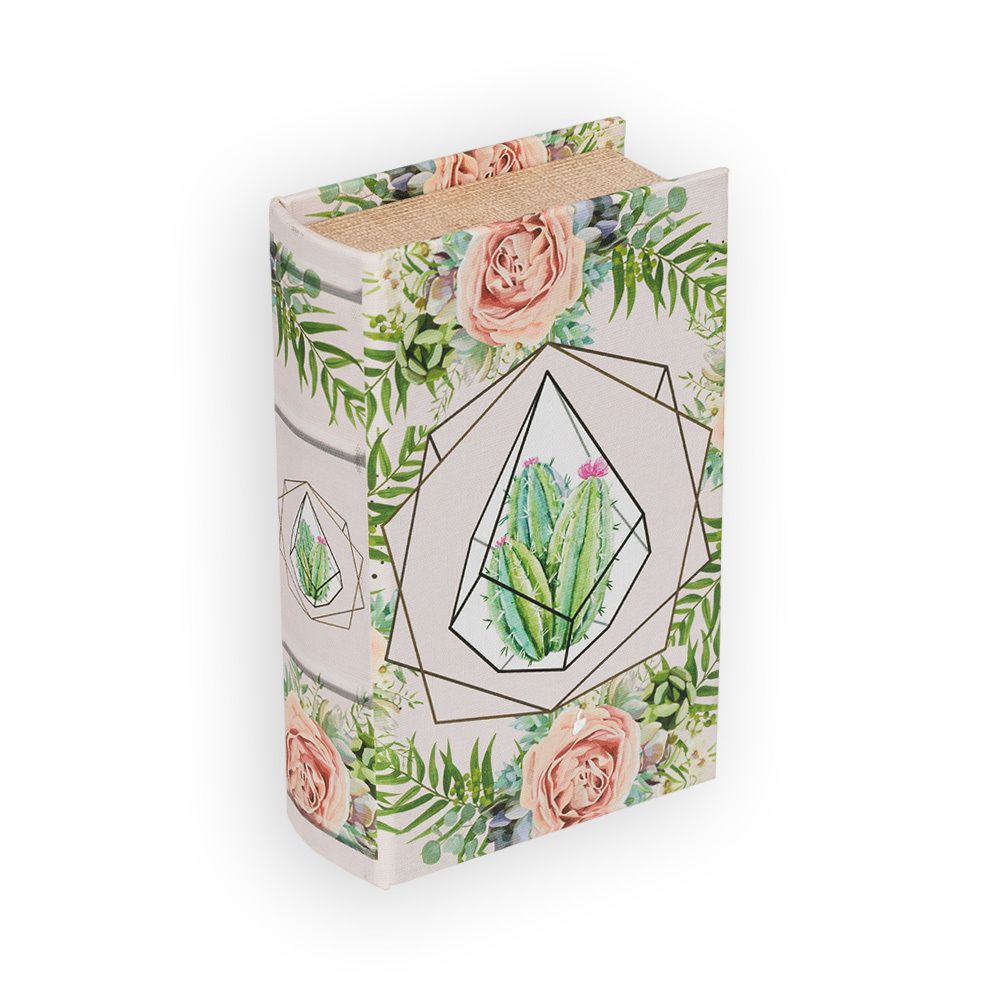 Шкатулка-книга 17х11х5 см, 071 Кактус в колбе, Gamma BBK-01