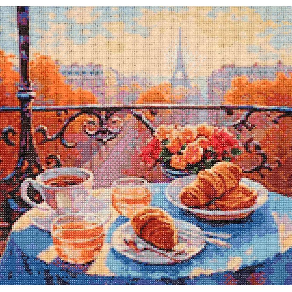 Cristyle, Завтрак в Париже, 40х40 см