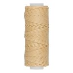 Нитки вощеные для кожи, плоские 0.8 мм, 004 св. бежевый, LC-001 Промысел
