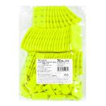 Застежки для бюстгальтера текстильные 2х3, 32 мм, 50 шт, неон желтый/neon yellow, Blitz ZBB-32T