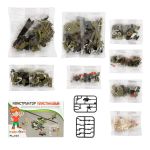 Конструктор пластиковый Вертолет 364 элемент, Поделкин PLJ-04